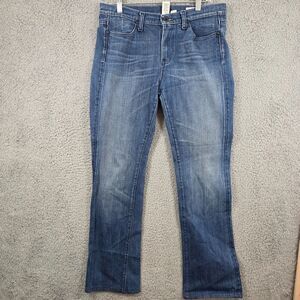 ROGAN Women's Blue Straight Relaxed Blue Denim Jeans Size 29